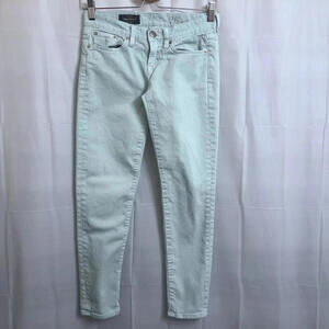 J. Crew Toothpick Ankle Jeans Women's Size 26 Mint 26 1/2" Inseam